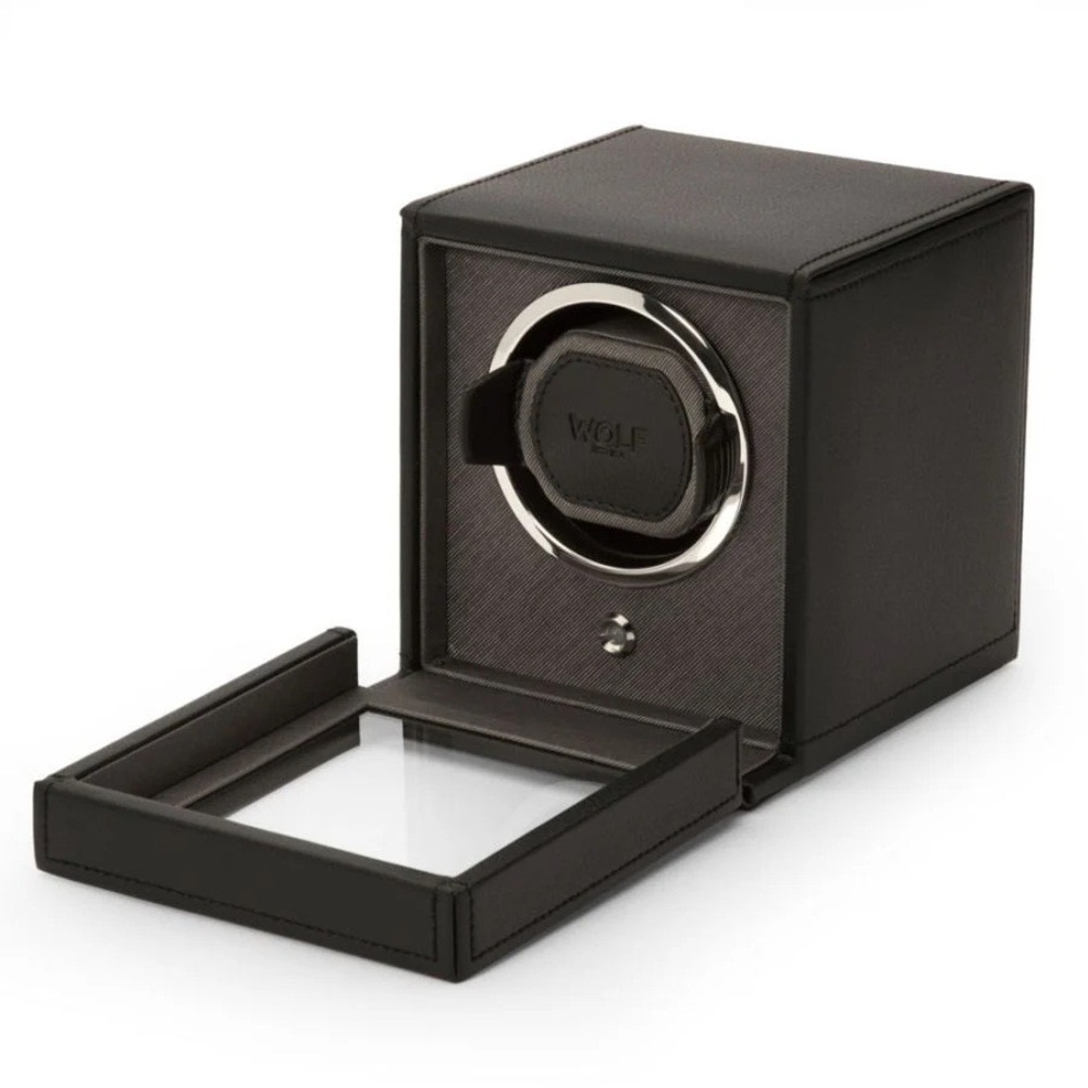 Wolf Cub Single Watch Winder With Cover - brand new in box - Picture 3 of 4